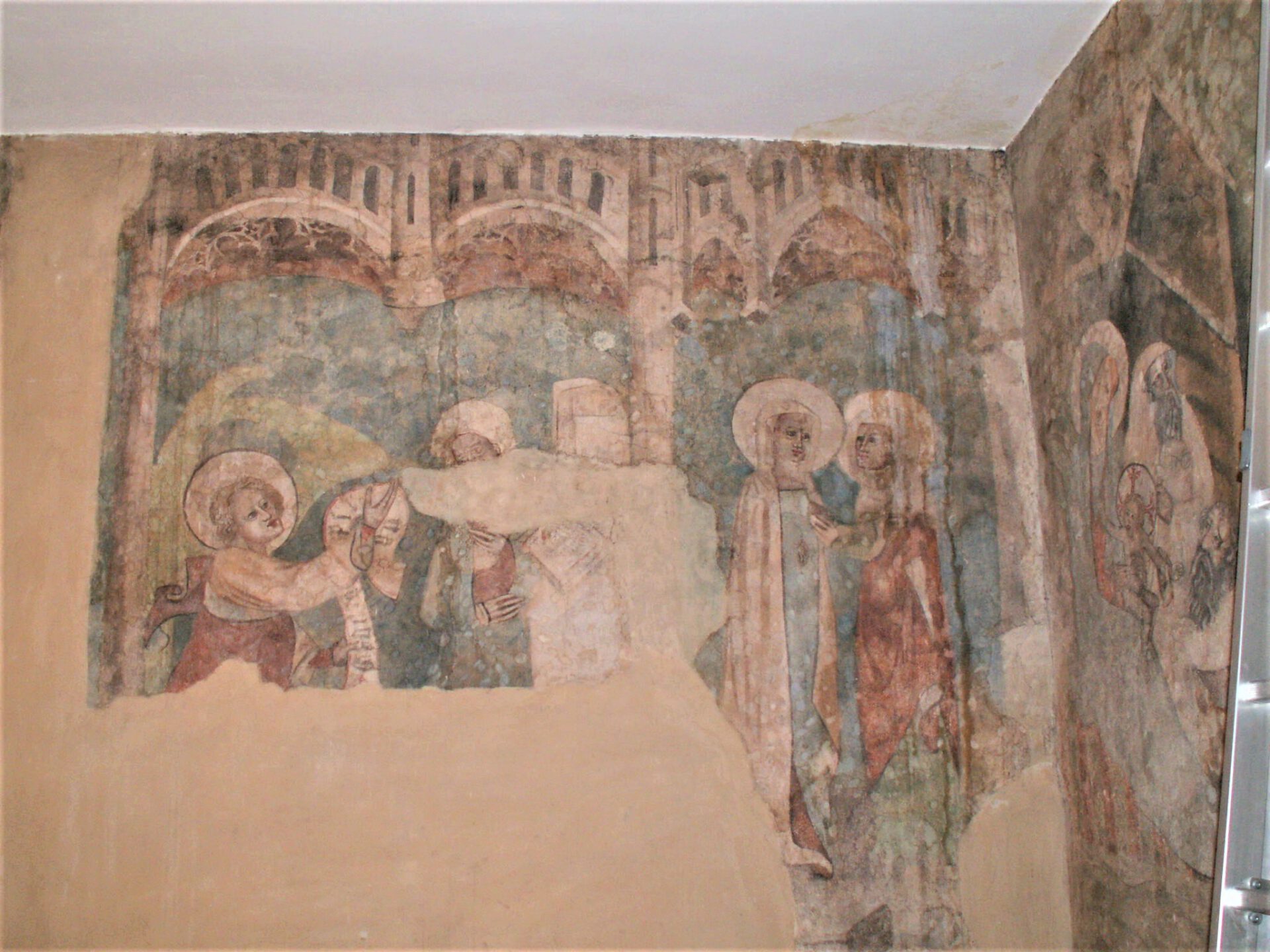 Malowidło gotyckie 1400r., Toruń